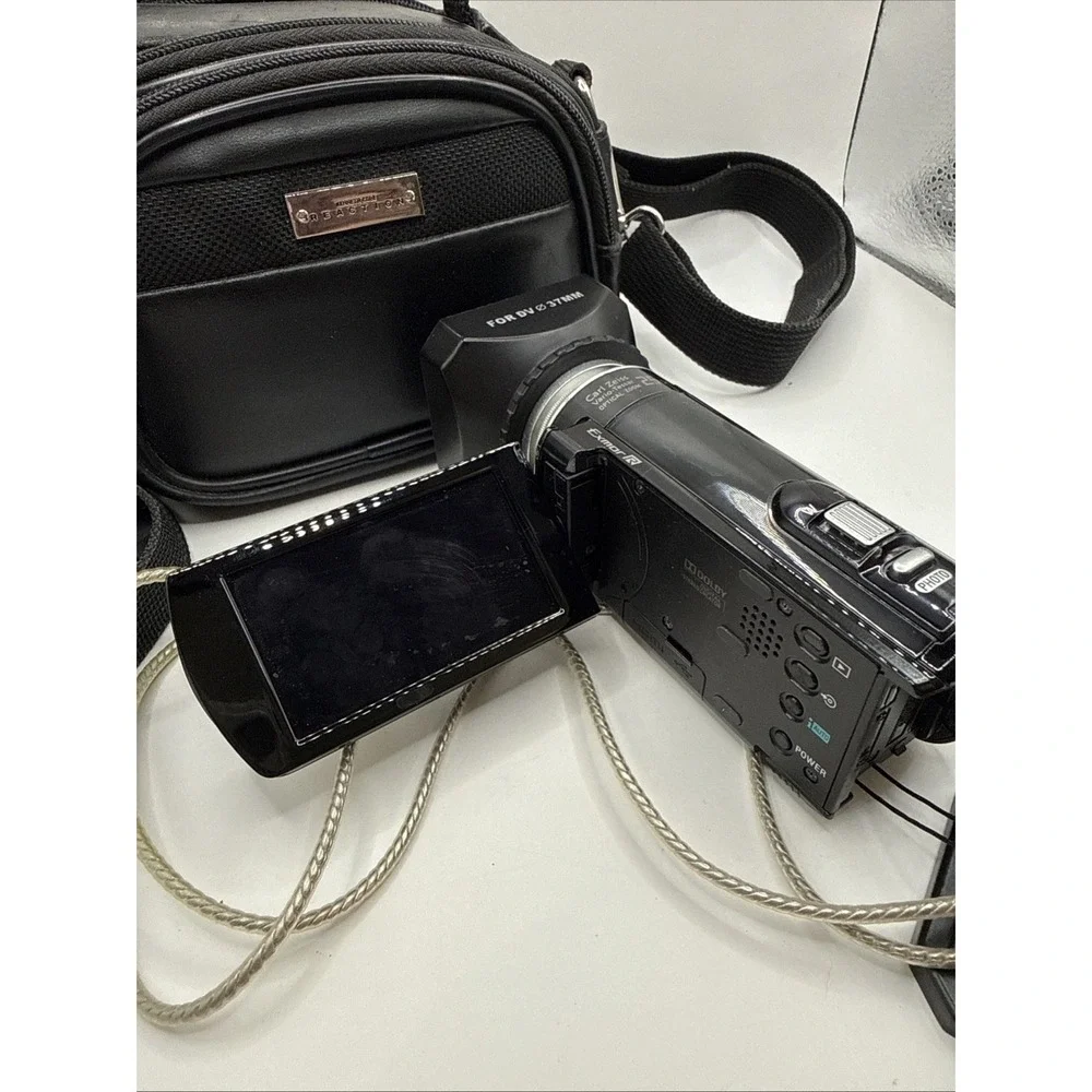 Sony Handycam HDR-CX150 HD 3.1MP Digital Video Camcorder Teste w/Batt Case